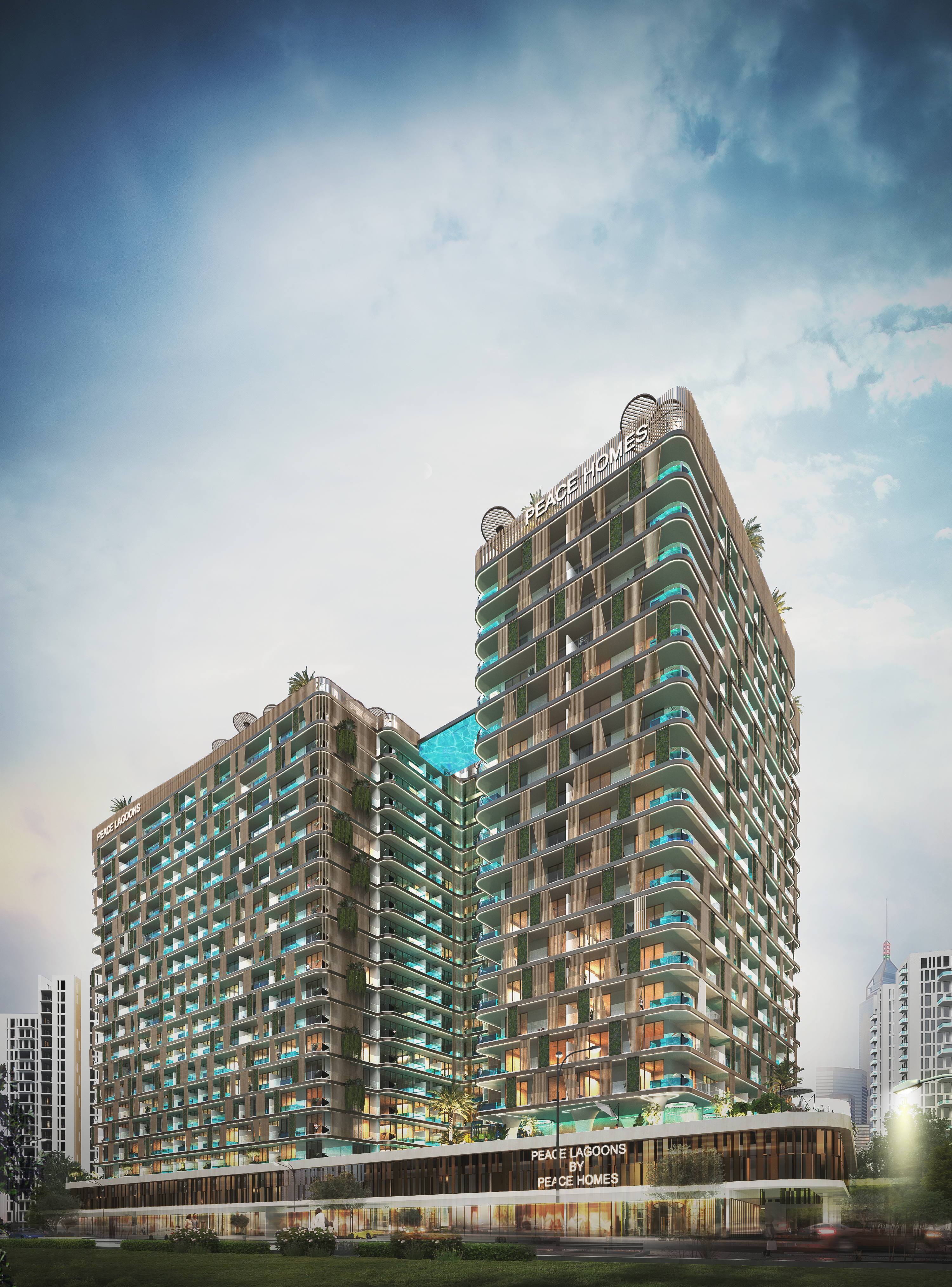 Vista exterior de Peace Lagoons