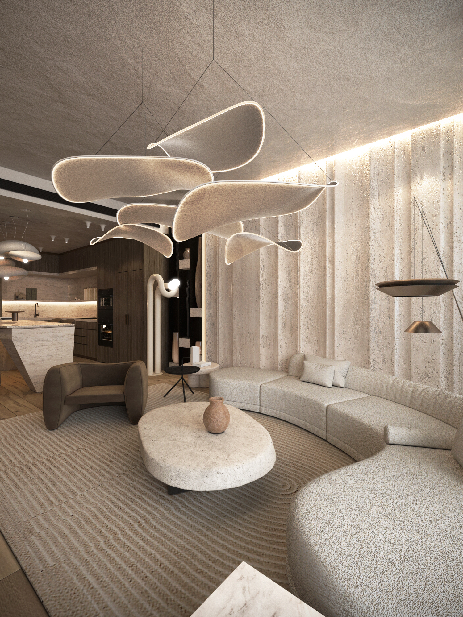 Interior de 1 dormitorio